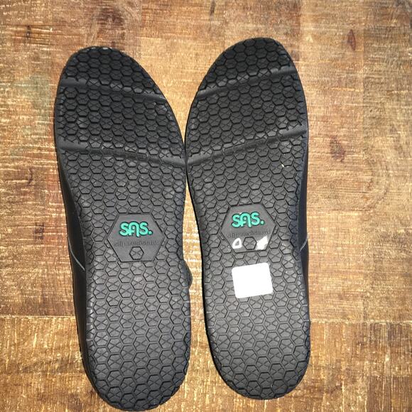 SAS San Antonio Shoes Clare Non Slip Mary Jane Loafer Black Womens 9 Narrow - Picture 8 of 9